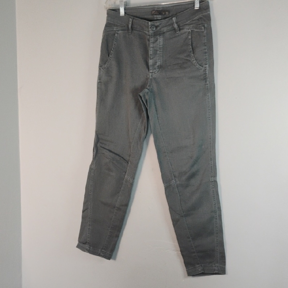 Prana Charcoal Gray Buttoned Fly Closure Women's Pants Size 4 Casual Office City - Picture 5 of 9